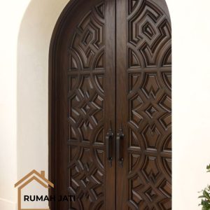 Desain Pintu Lengkung Rumah Klasik Mewah