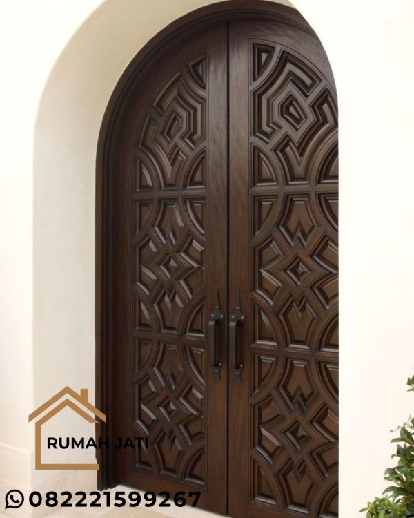 Desain Pintu Lengkung Rumah Klasik Mewah